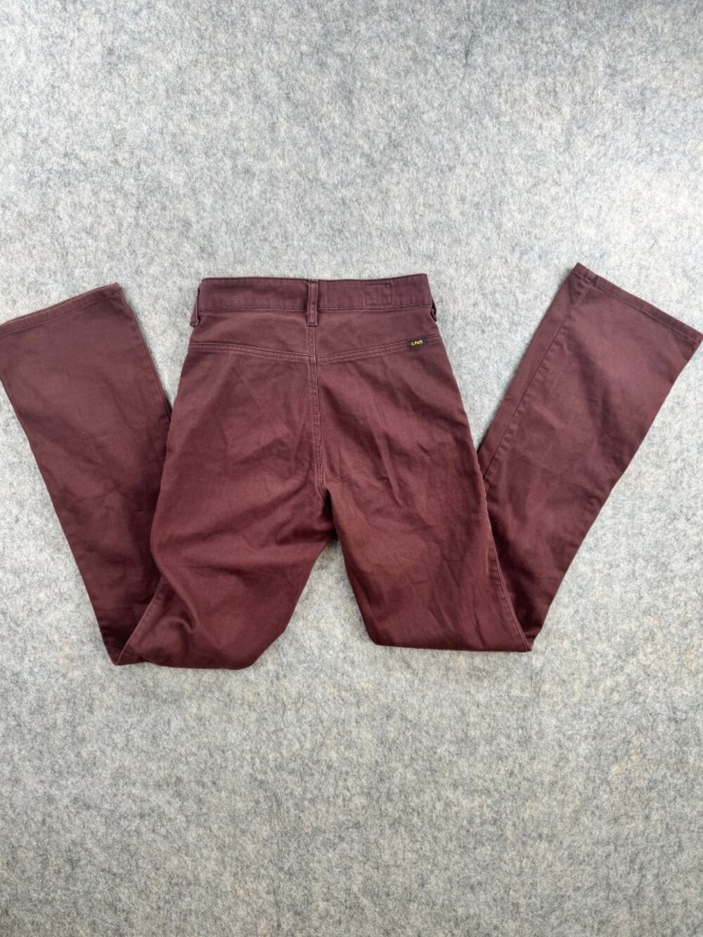 Lee Jeans Womens Welt Pocket Bareback Pants Brown Stretch Straight Leg Sz 28-33 - Picture 2 of 13